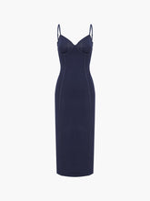 Contour Piping Sweetheart Long Dress